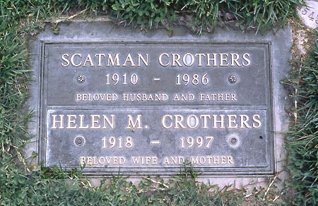 scatman crothers grave lawn forest 1910 1986 seeing stars findagrave magic via choose board